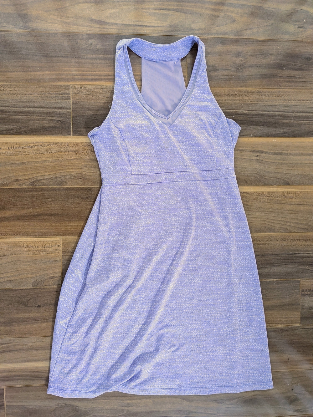 ​Mondetta Heather Lavender Racerback Athletic Dress with Mesh Detail - Size M